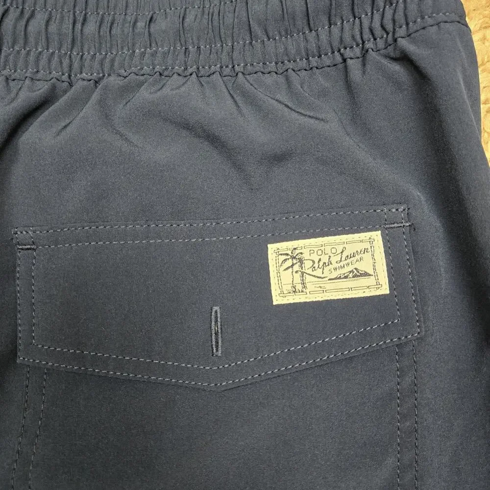 Polo Ralph Lauren Mens Trunks 4XB‎ Traveler Classic Fit In Dark Blue
